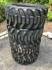 4 New Hd 27x10 5-15 Galaxy Xd2010 Skid Steer Tires For Bobcat  Case And More