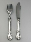 Old Master By Towle Sterling Silver 2 Piece Fish Knife And Fork Set 8 1 8 