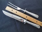 Kirk And Son Vintage Sterling Silver Carving Set Old Maryland Engraved