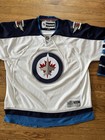 Reebok Winnipeg Jets Premier Jersey Size Xxl 2xl White Stitched Nhl Hockey