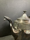 Victorian Vintage Silver Plated Reed And Barton Teapot Metal Hinged Top