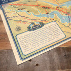 C 1930 Direct Ferry Routes Hampton Roads Va Chesapeake Ferry Map Brochure