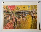 Disneyland Ge Carousel Of Progress Concept Art Calendar Lithograph 1967