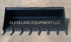 New 66  Tooth Bucket Low Profile Skid Steer Loader Attachment Teeth Mustang Case