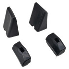 For Peterbilt 567 579 Kenworth T680 T880 4x Hood Support Bushing Black