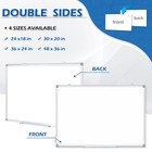White Board Magnetic Dry Erase Board  48 X 36 Inch Double-sided Large Whitebo   