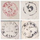 Civil War Cover letter  aug  2  1861  Red Paid 5 Twelsh Crcl  rare  Black 5 Crcl