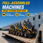 Free Ship Wheeled Mini Skid Steer Loader Ms380 With Bucket 23hp Rato Gas Engine