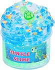 Clear Glitter Slime Kit With Little Turtle Toy For Girls Age 6-14 crunchy Sli   