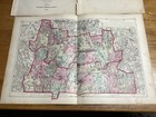 1871 Map Of Hampshire   Hampden Counties  Massachusetts - Topographical Atlas