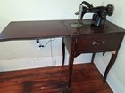 1920 s Home Electric Sewing Machine In Cabinet Free Shipping