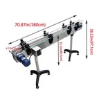 Assembly Line Chain Plate Conveyor Belt For Labeling filling capping Machine
