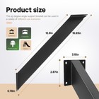 8 Pcs Heavy Duty 45 Degree Angle Support Bracket Pergola Kit For 4  x4   Wood