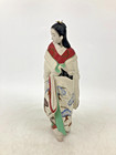 Vintage Japanese Hakata Doll Geisha In Kimono Pottery Beatiful Figurine Japan