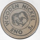 Gyro  Buffalo  New York  5   Token coin  Buffalo Wooden Nickel