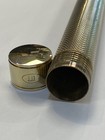 Vintage Dunhill Gold-plated Brass Cigar Tube Holder - Made In England