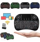 Mini 2 4ghz Wireless Mini Keyboard W mouse Touchpad Backlit Multimedia Remote