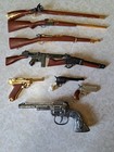 Vintage Marx Toys Antique Collectable Miniature Guns Lot Of 9
