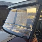Kemimoto 2-in-1 Front Flip Windshield For Polaris Ranger Xp 900  1000 Crew 14-26