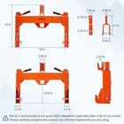 3 Point Quick Hitch Adapter For Category 1 Tractors   2  Receiver Hitch 3000 Lbs