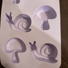 Bunny Boulevard Mushroom   Snail Silicone Mold
