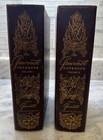 Vtg The Gourmet Cookbook Volume I   Ii Set 1959 Hardcover Books Leatherette Gilt