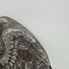 Vintage Cast Aluminum  Metal Eagle And Shield Wall Hanging  Patriotic Bird Usa