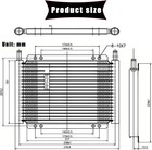 Transmission Cooler  Aluminum Trans Cooler  Black Transmission Cooler