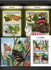 Butterflies - 50 Sheets  2018  Mnh Collection  1  Free Shipping  cna239