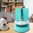 60-320rpm Birthday Cake Cream Smooth Coating Decoration Spreading Machine Green