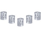 100pcs Braiding Beads Metal Cuffs new Colorful Dreadlocks Beads Hair Braid Ri   