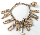 Original Vintage 1964-65 New York Ny World s Fair Charm Bracelet With Unisphere