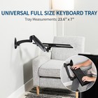 Vivo Articulating Keyboard   Mouse Platform Wall Mount  Keyboard Tray Arm
