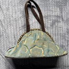Offhand Designs Vintage-inspired Handbag Purse Upholstery Fabric Velvet Trim Art