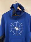 Kentucky Wildcats Hoodie Mens Large Ncaa Basketball Nike Uk Hoodie Dri-fit