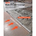 Uimoso 14 Ft Aluminum Alloy Concrete Screed Blade For Leveling Surfaces