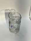 Vintage Eapg Blue Bird And Strawberry Glass Creamer Milk Pitcher 5  Early Americ