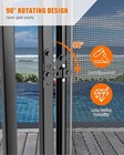 Pool Fence Gate 4 X 2 5 Ft Pool Safety Gate For Inground Pools  With Lock