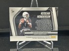 2025 Panini Prizm Black Keisean Henderson  199 Silver Holo Auto Nil Rc Houston