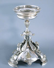 Antique Elkington   Co Silver Plate Griffon Centrepiece Candle Holder 1873