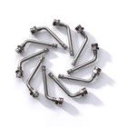 Tr545d 60 Degree Bend Clamp-in Valve Stems  10 Pack  