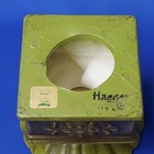 Vintage Royal Haeger 3153 Green Pedestal Candle Holder - Mcm Brushed Olive Ceram