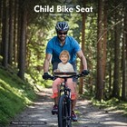Child Bike Seat Bicycle Rear Mounted Children Seat Carrier For Kids   Toddlers
