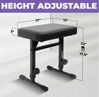 Piano Bench Adjustable Stool     Music Keyboard Bench Seat For Piano Keyboard