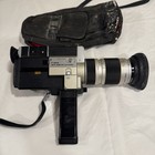 Canon Autozoom 1014 Electronic Super 8 Zoom Reflex Movie Camera Macro Lens Case
