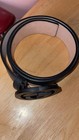 Interlocking G Signature Leather Belt 411924 Matte Black