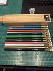 10 - Blackwing Color Refurb  Pencils - Gold Tops  White Erasers  No Orig Package