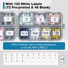 3 Pack Travel Pill Organizer 14 Grid Daily Medicine Vitamin Case With Labels