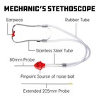 Powerbuilt Automotive Mechanic s Stethoscope Engine Diagnostic Large  Silver