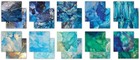 Craft Consortium Double-sided Paper Pad 8 x8  30 pkg-ink Drops Ocean  20 Designs
